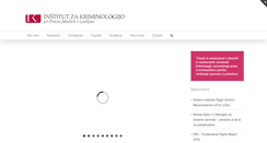 Desktop Screenshot of inst-krim.si